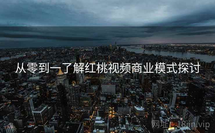 从零到一了解红桃视频商业模式探讨
